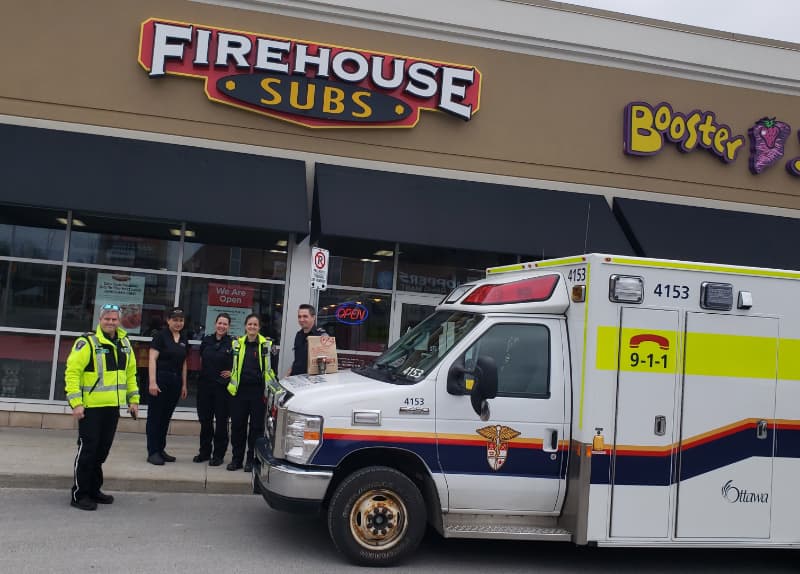 Firehouse Subs donation to paramedics