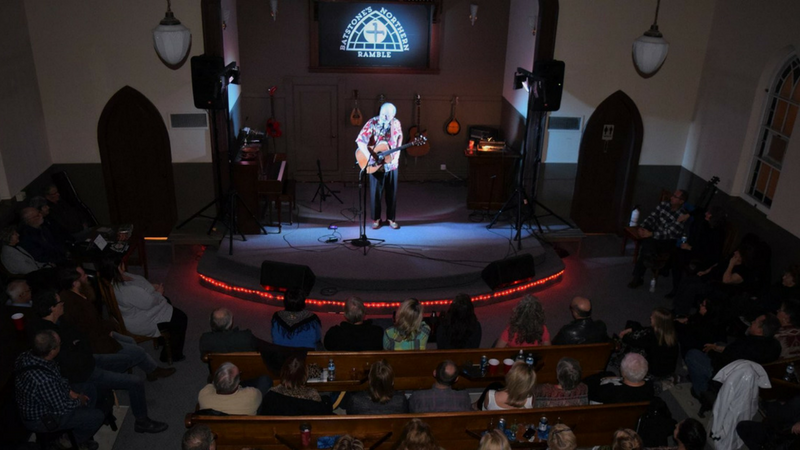 Valdy performs at the venue