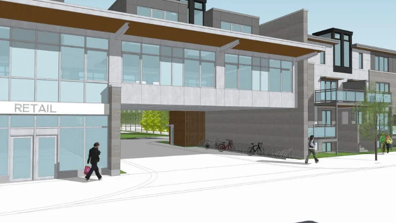 Artist's rendering of Longfield square 2